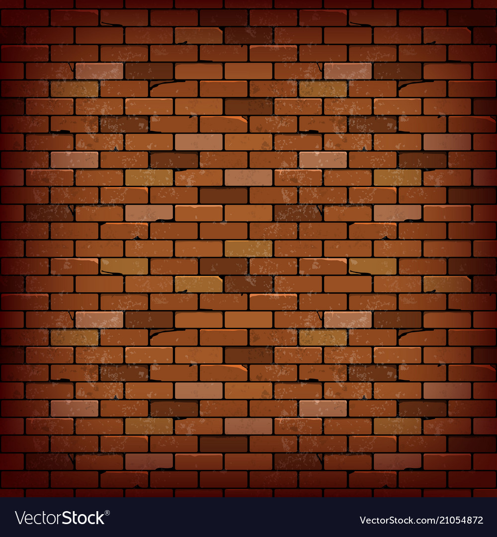 Red Brick Wall Background Royalty Free Vector Image