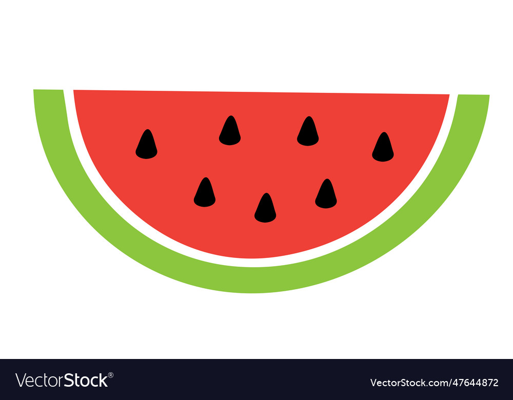 Summer time watermelon Royalty Free Vector Image