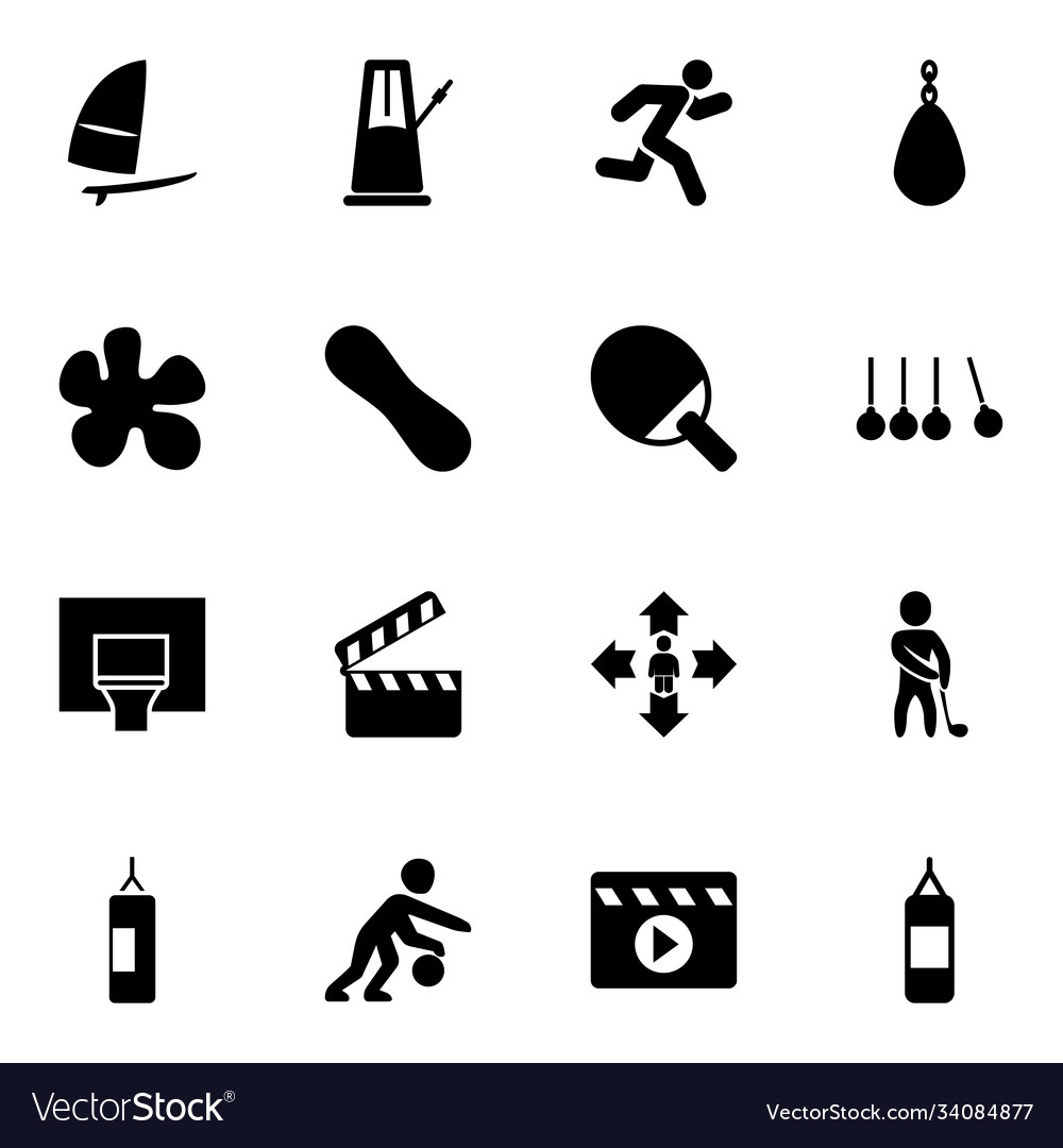 16 action icons