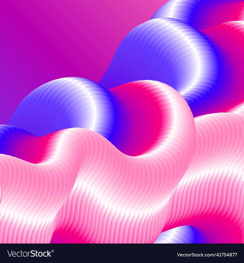 Abstract background with volumetric color wave vector image Abstract background with volumetric color wave