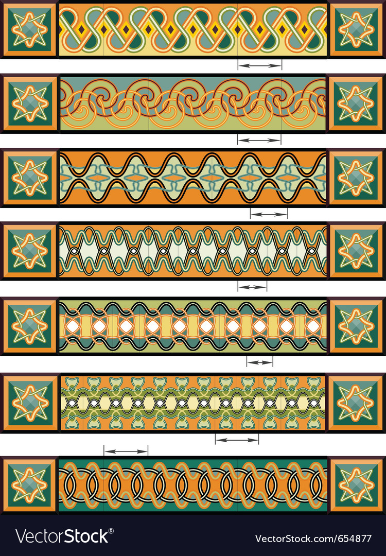 Intricate Celtic Border Pattern
