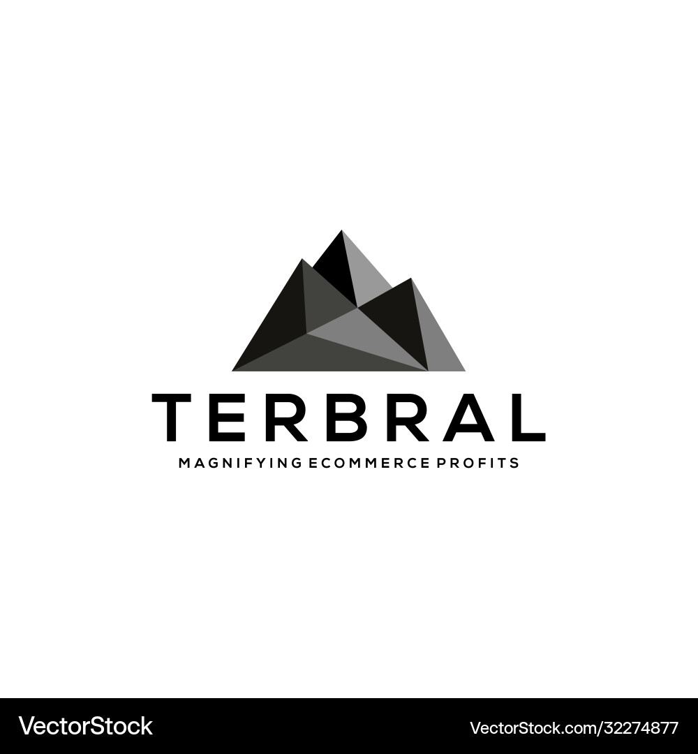 Mountain logo Royalty Free Vector Image - VectorStock
