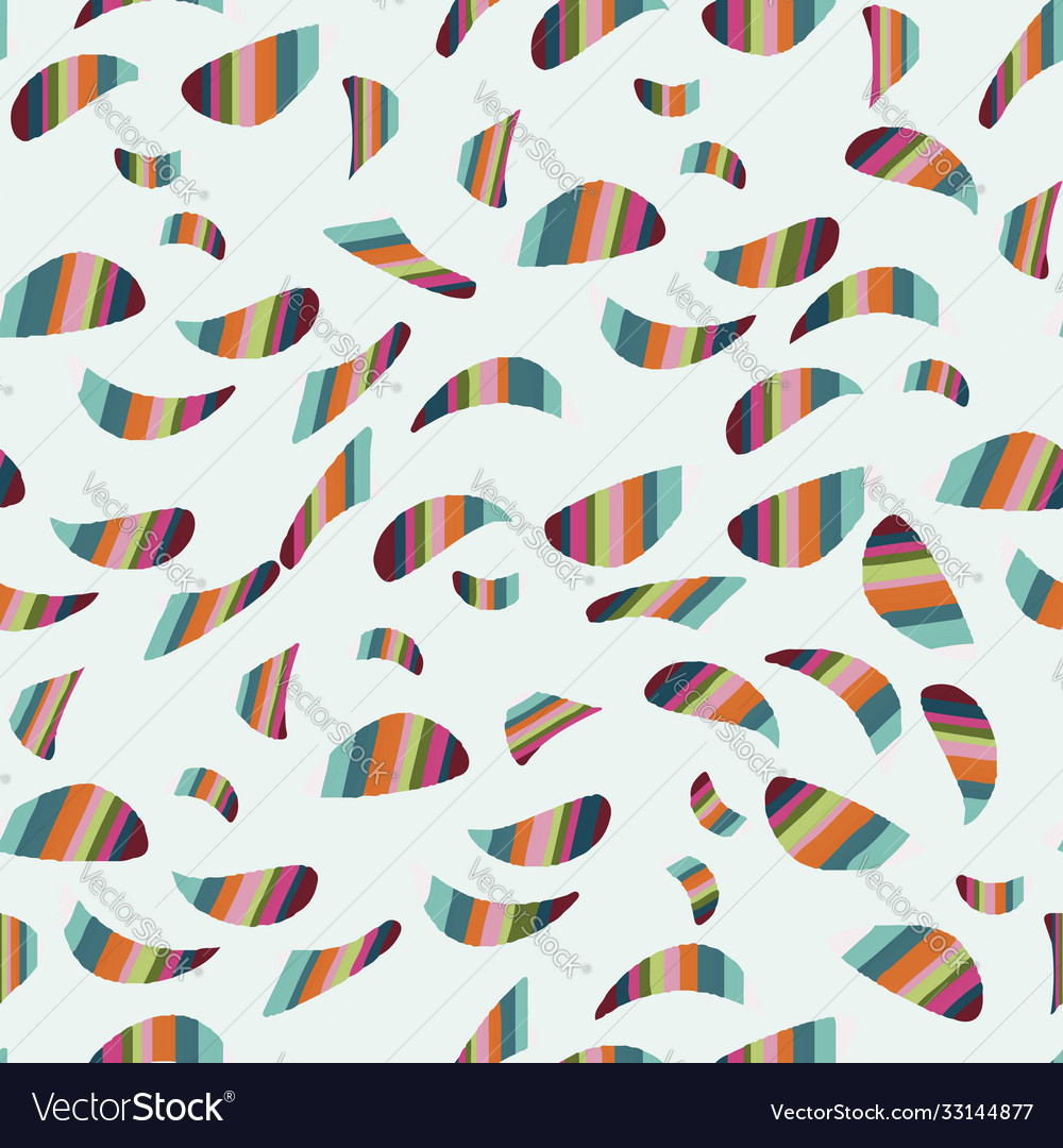 Rainbow fantasy vorm repeat pattern print
