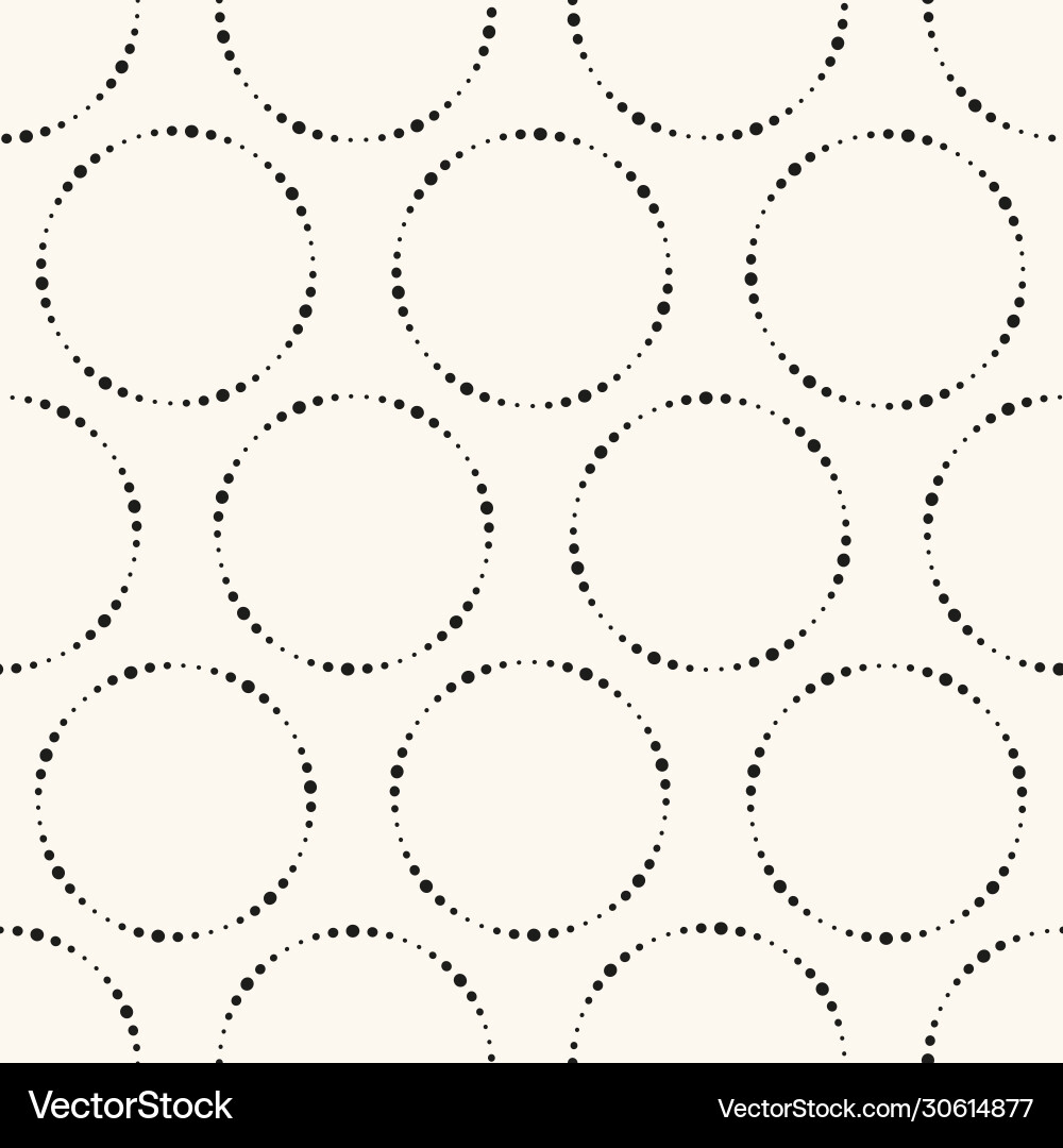 Seamless pattern with circles Royalty Free Vector Image