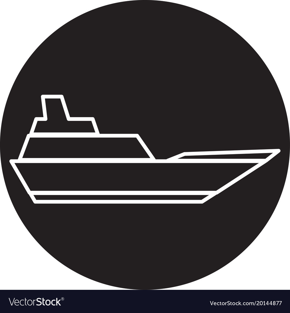 Ship icon Royalty Free Vector Image - VectorStock