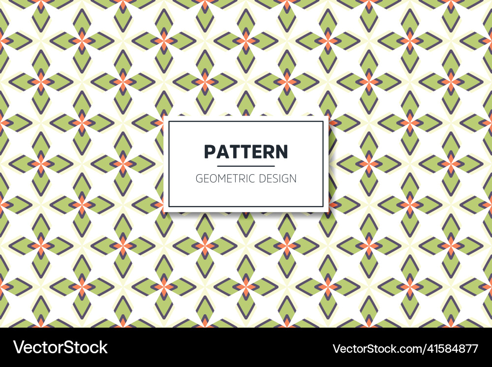 Simple seamless pattern with colorful geometric Vector Image