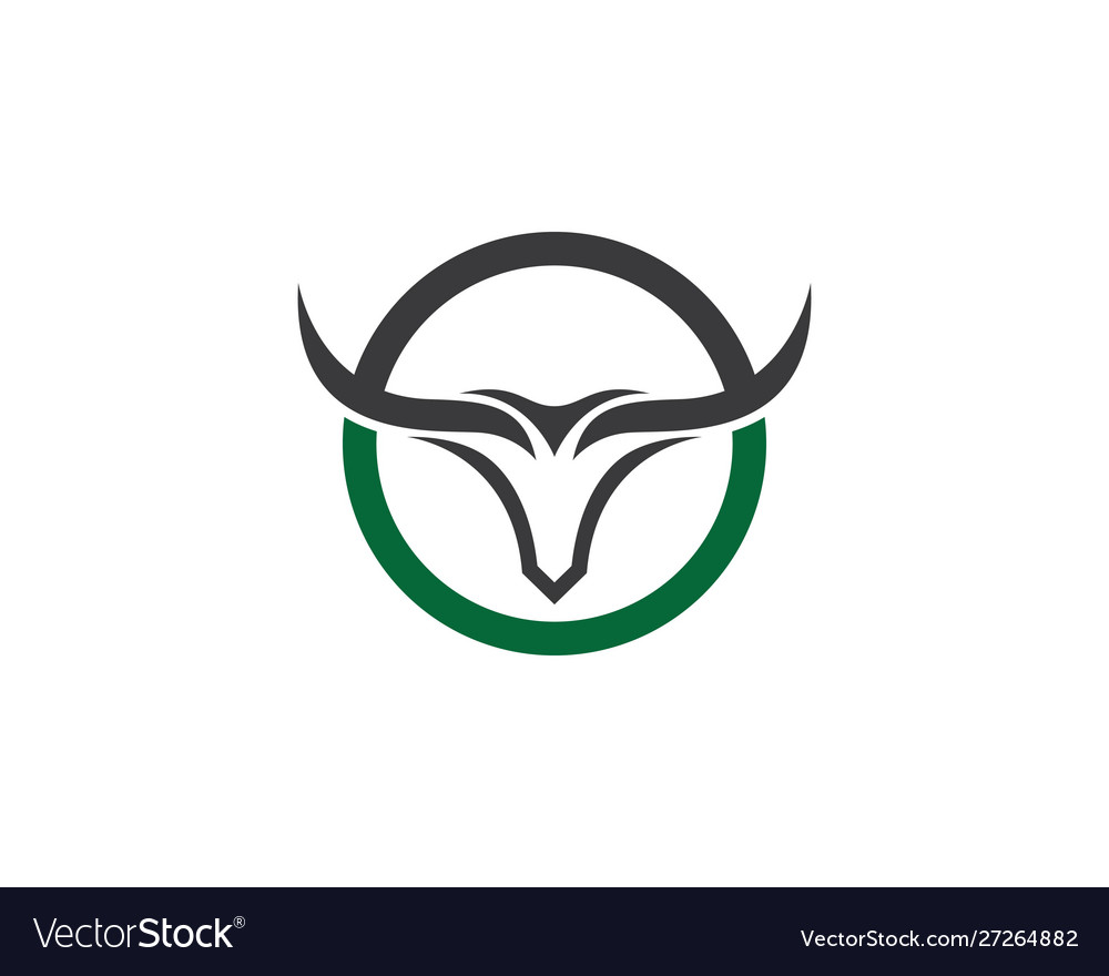 Bull logo template icon