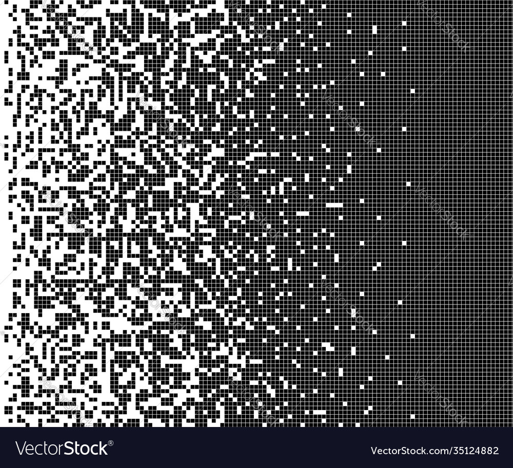 Dissolved filled square dotted pattern vector image Dissolved filled square dotted pattern