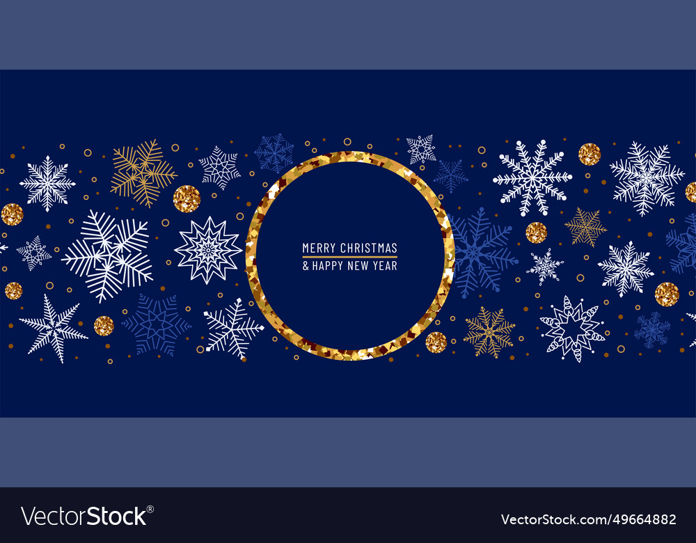 Merry christmas happy new year vector image Merry christmas happy new year