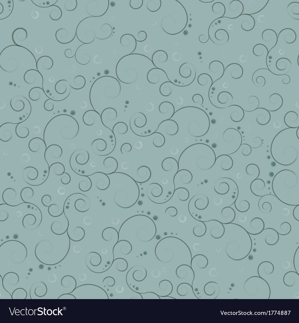 Abstract seamless background with curls