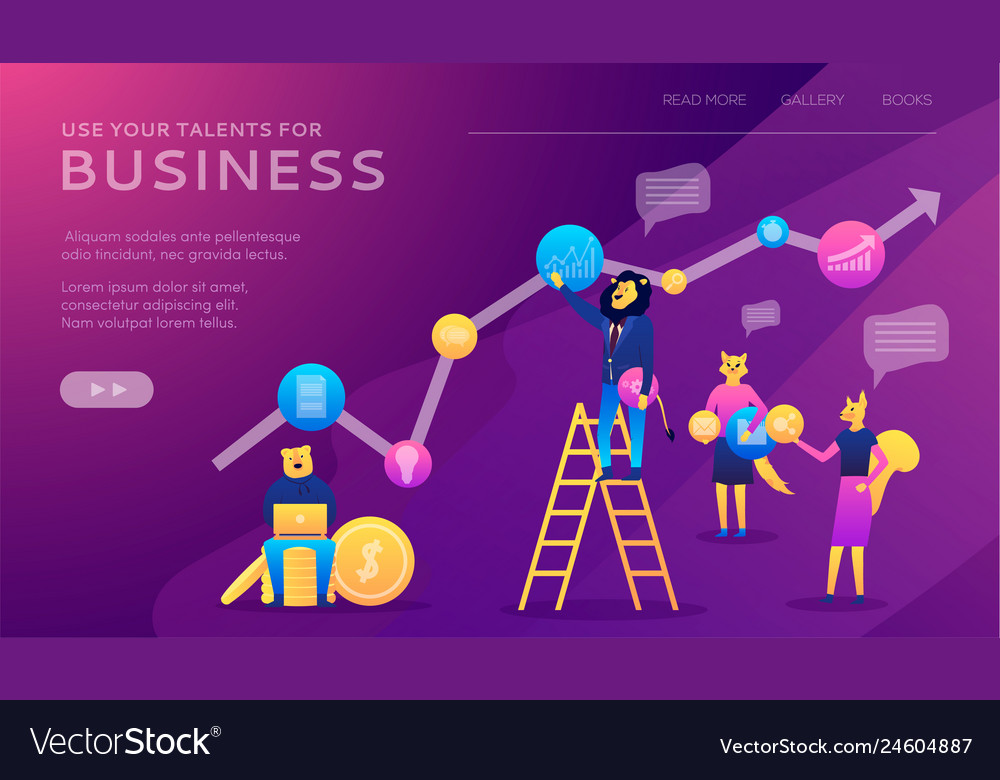 Career Planning Businessman Draws Graph Growth Vector Image vectorstock