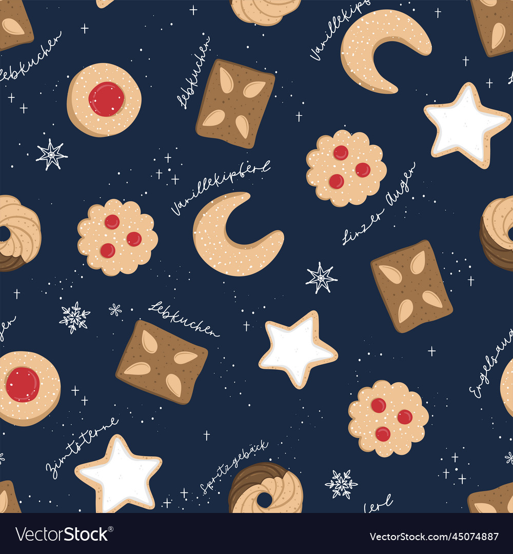 Cute hand drawn traditional austrian and german vector image Cute hand drawn traditional austrian and german