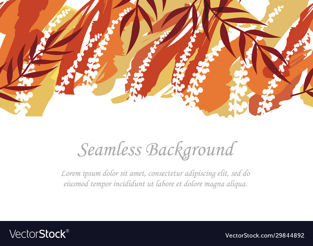 Botanical Autumn Background