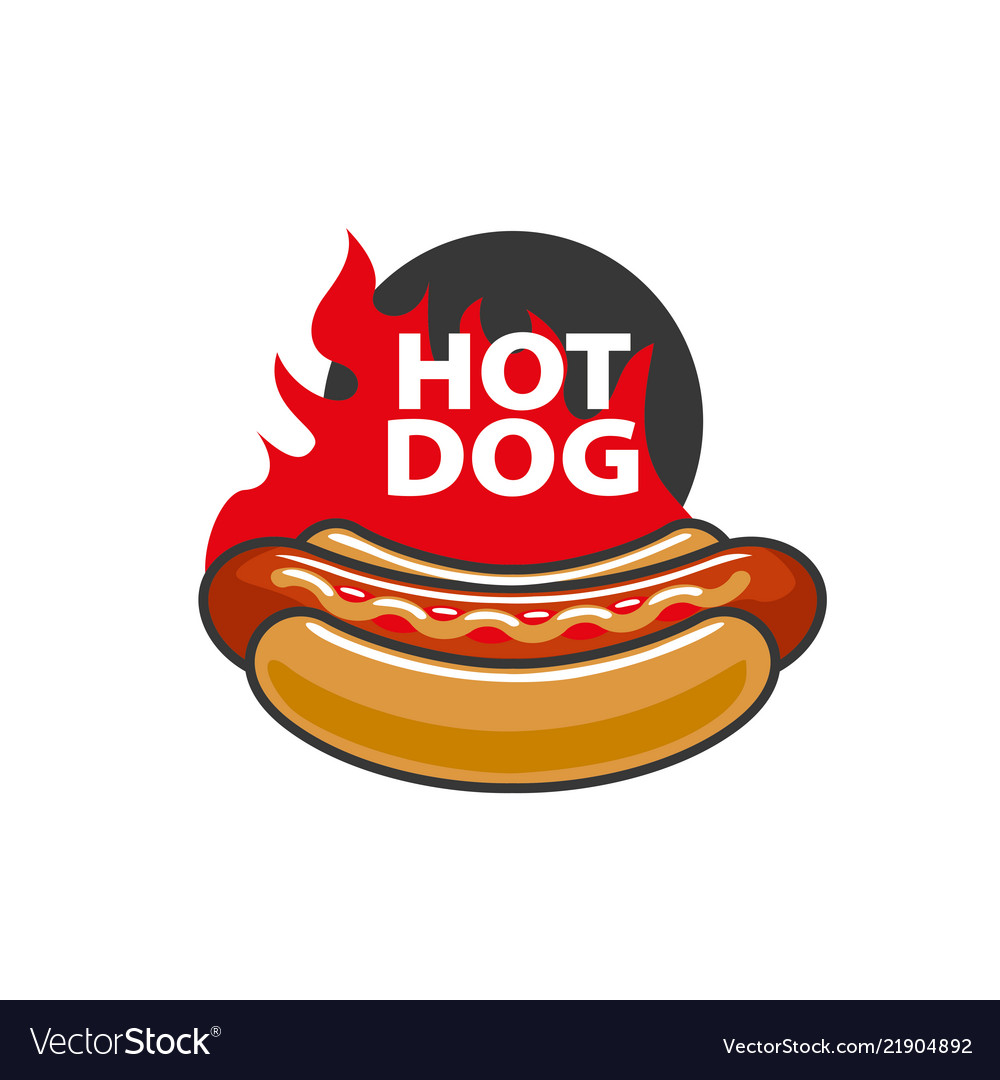 Logo hot dog Royalty Free Vector Image - VectorStock