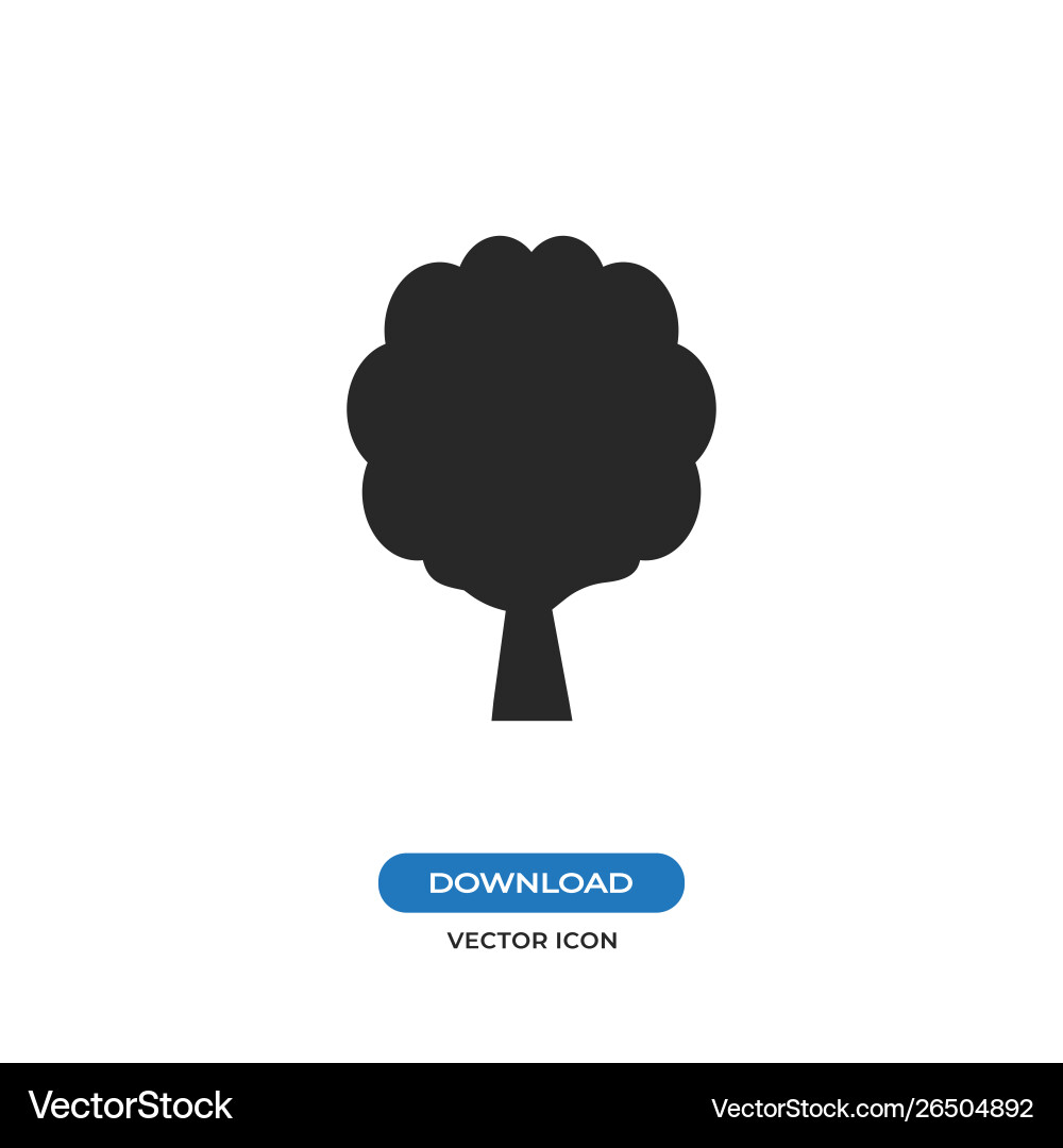 Tree icon Royalty Free Vector Image - VectorStock