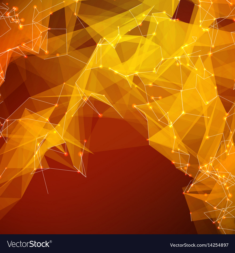 Abstract Red Mesh Network