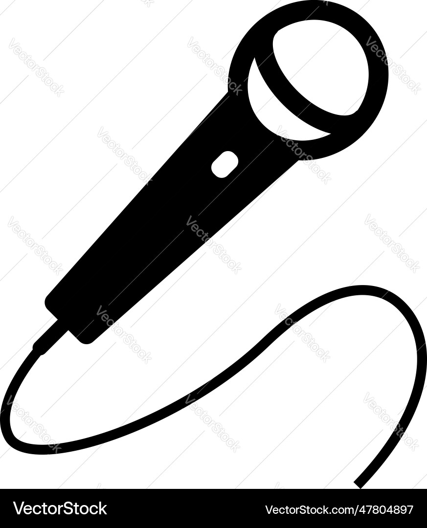 Mic icon Royalty Free Vector Image - VectorStock
