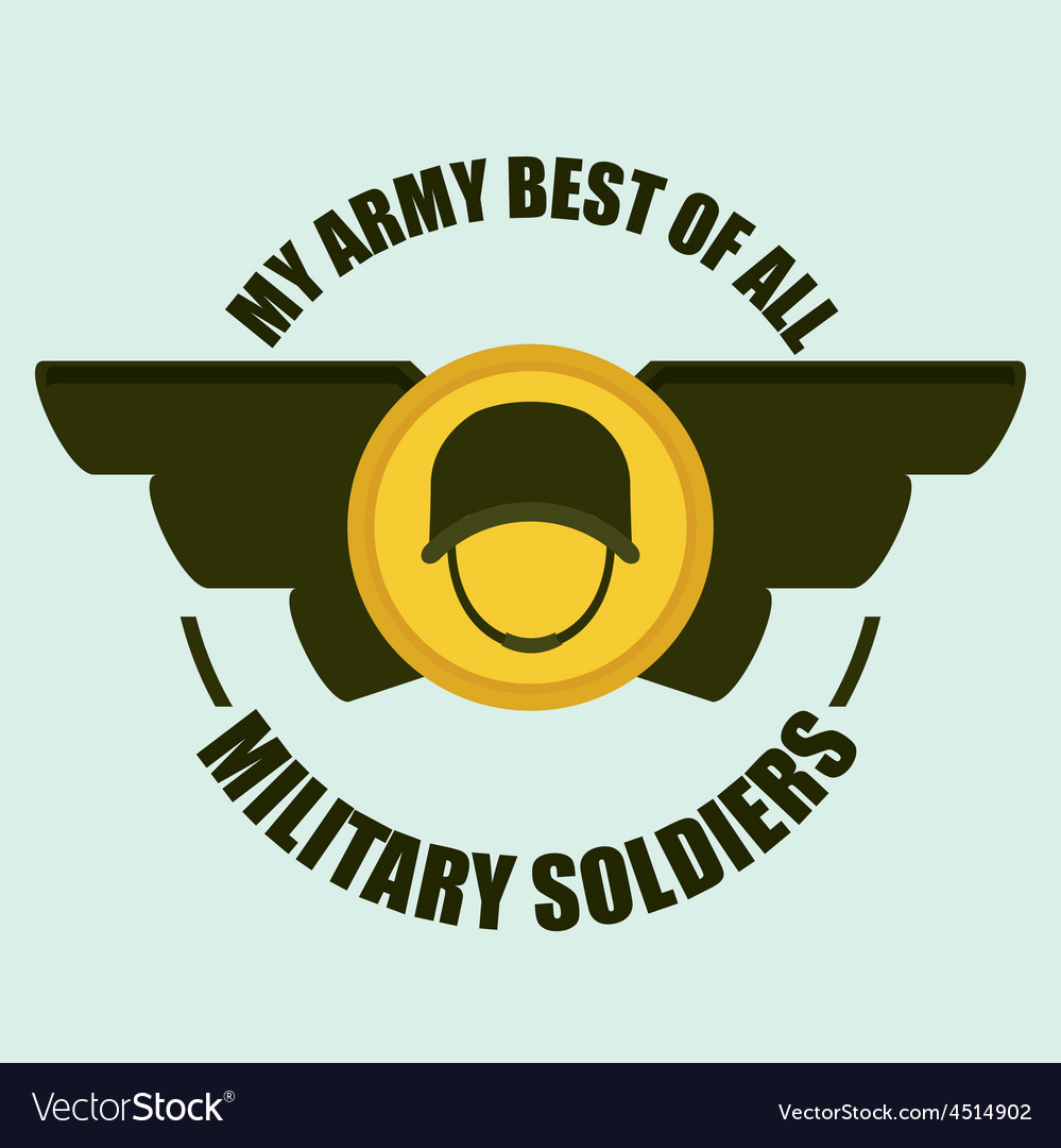 Army design Royalty Free Vector Image - VectorStock