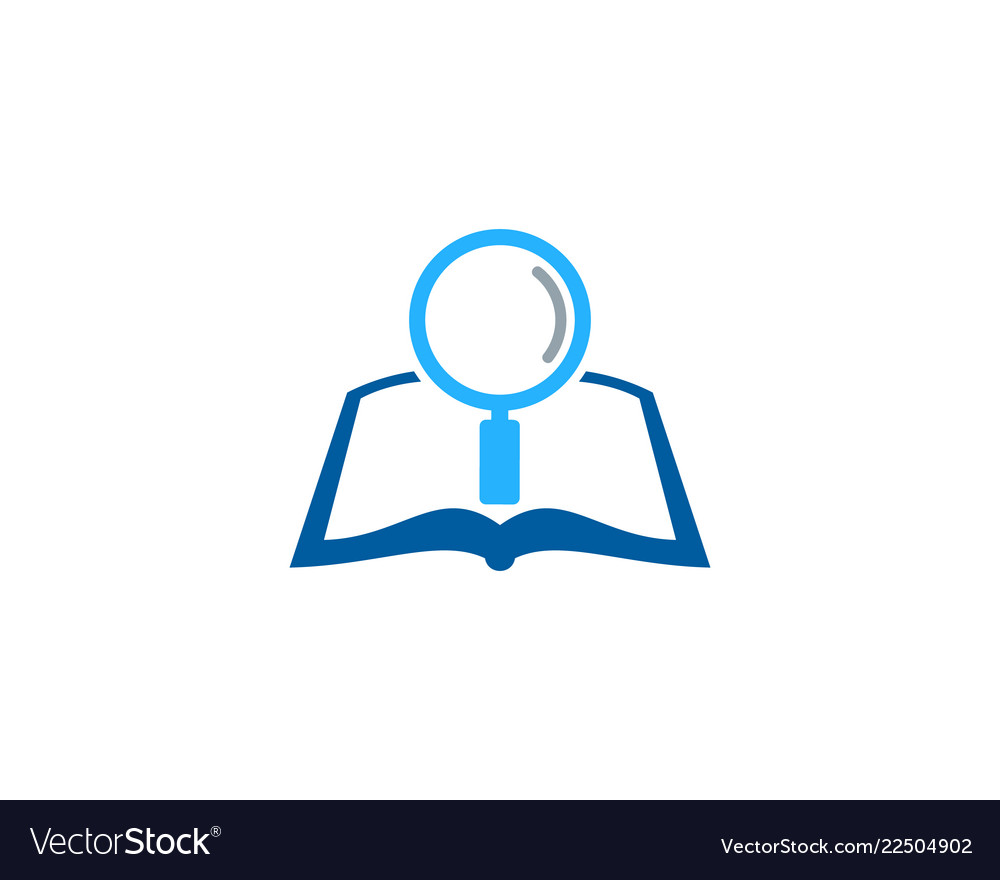 Browse Book Logo Icon Design Royalty Free Vector Image