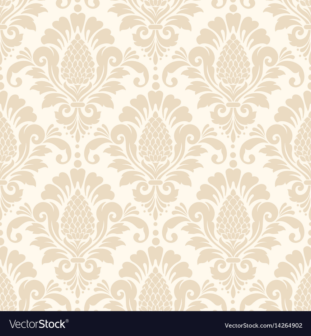 Elegant Damask Floral Pattern