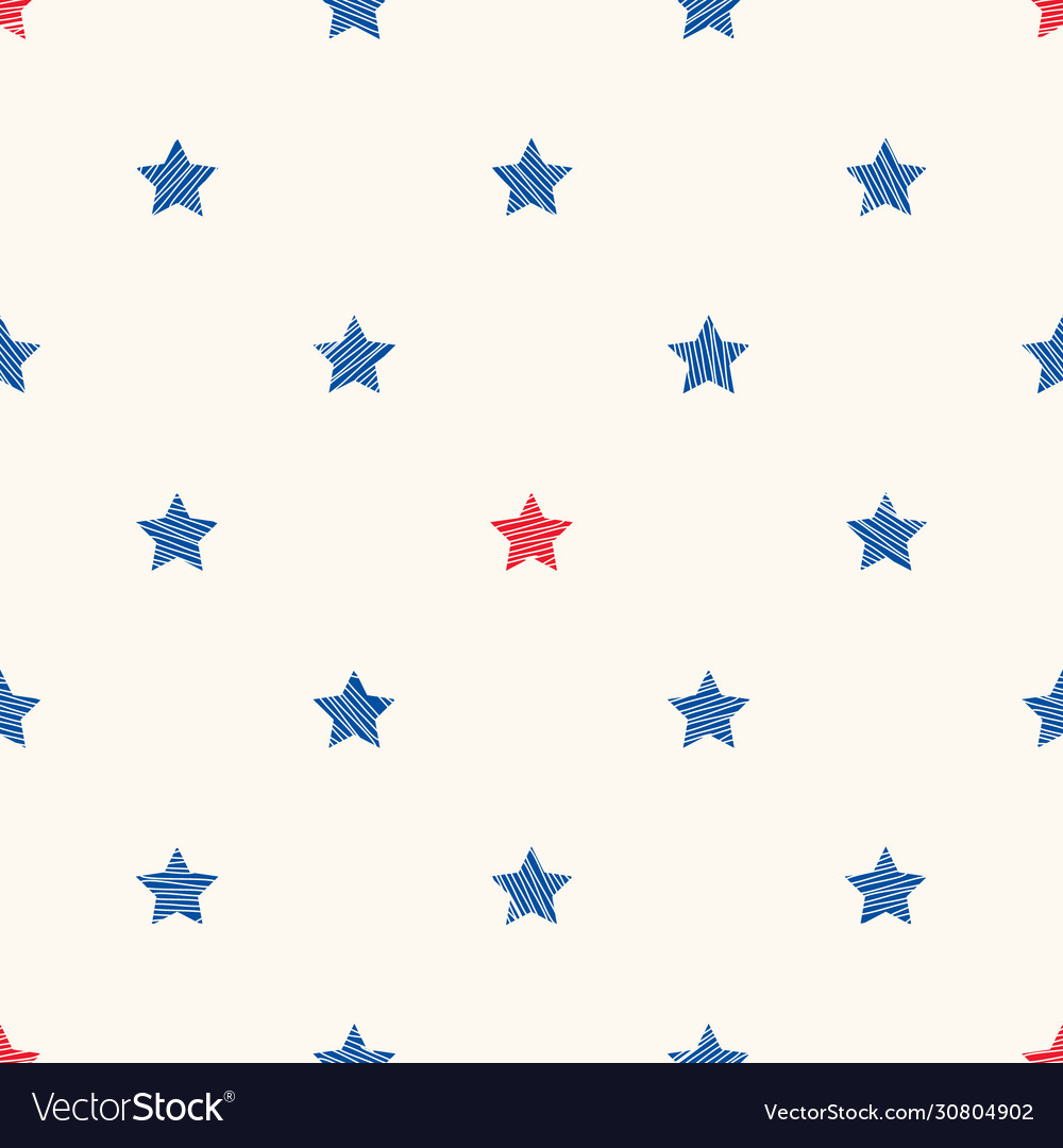 Seamless geometric pattern with red vector image Seamless geometric pattern with red
