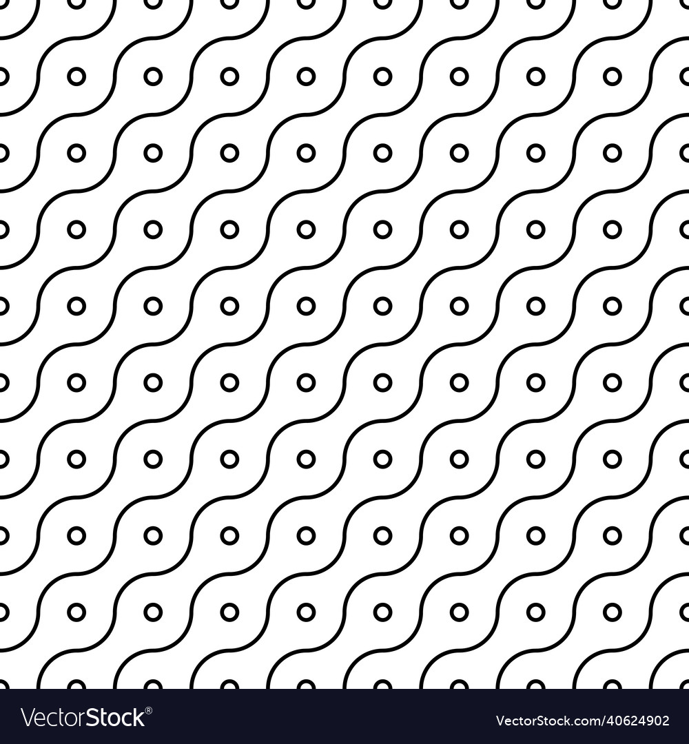 Seamless pattern of bicycle chain links vector image Seamless pattern of bicycle chain links