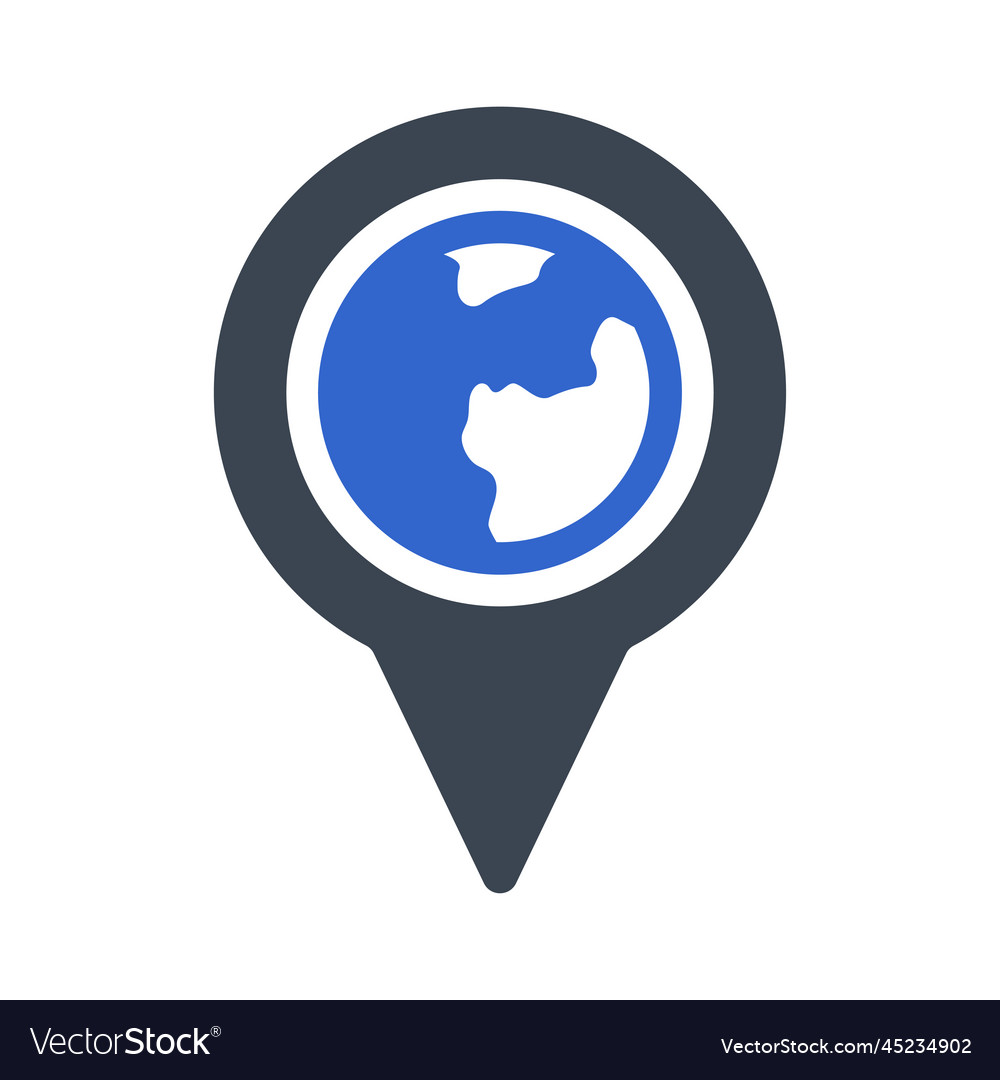 World Location Icon Royalty Free Vector Image - Vectorstock