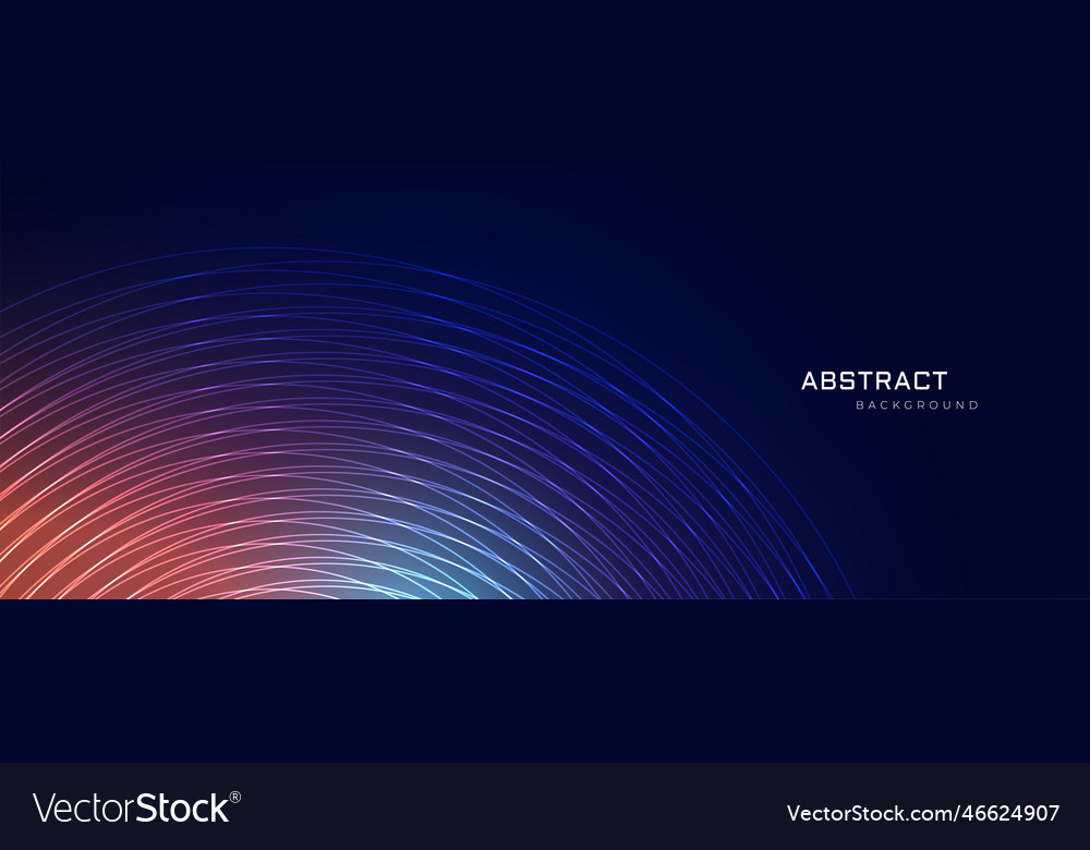 Abstract circular lines technology background