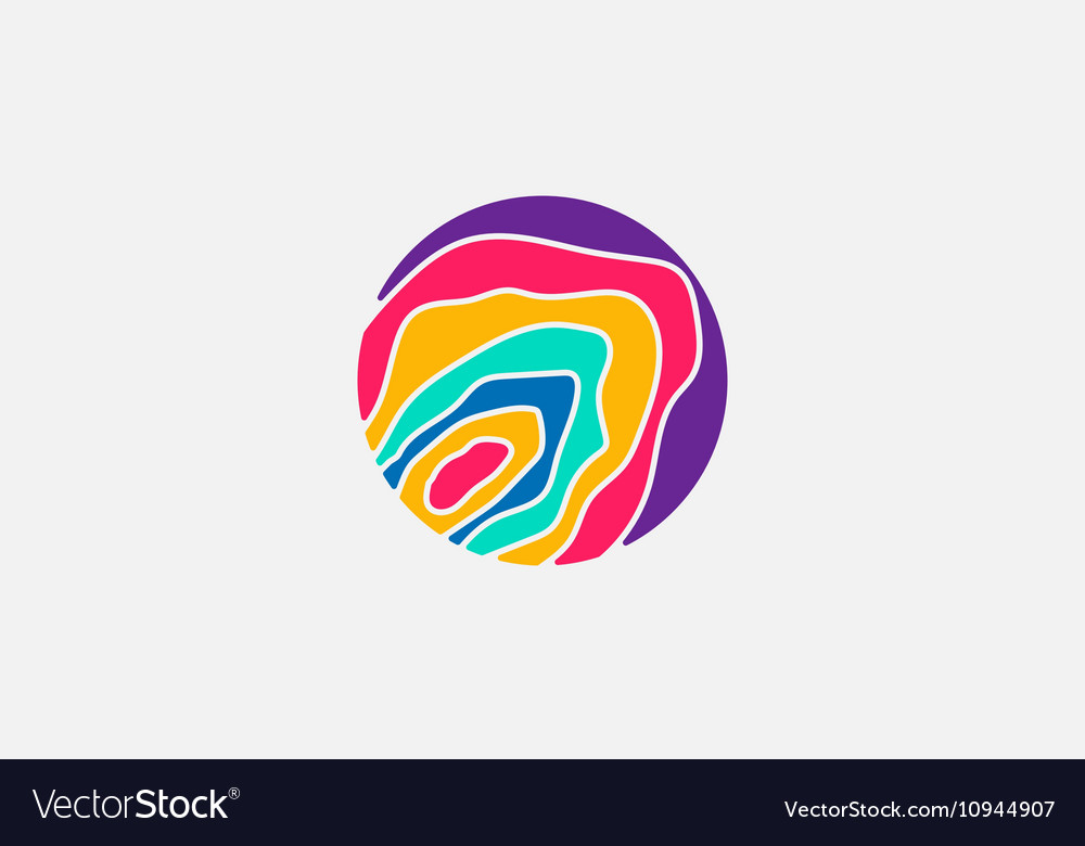 Abstract logo minimalistic design creative