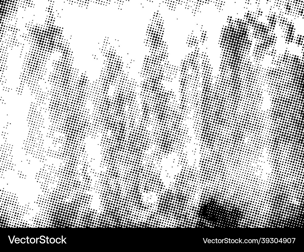 Grunge halftone dots background Royalty Free Vector Image