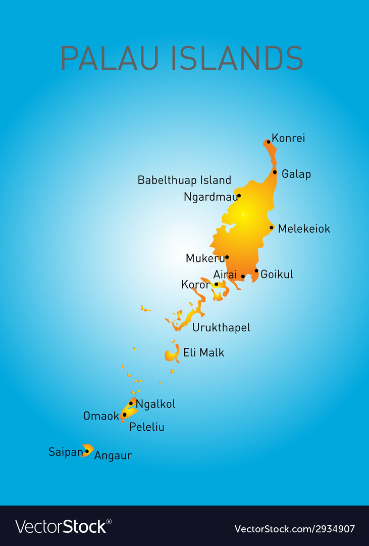 Palau Map