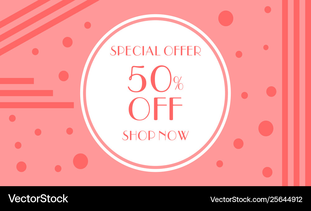 Instagram Stories Sale Banner Background Vector Image