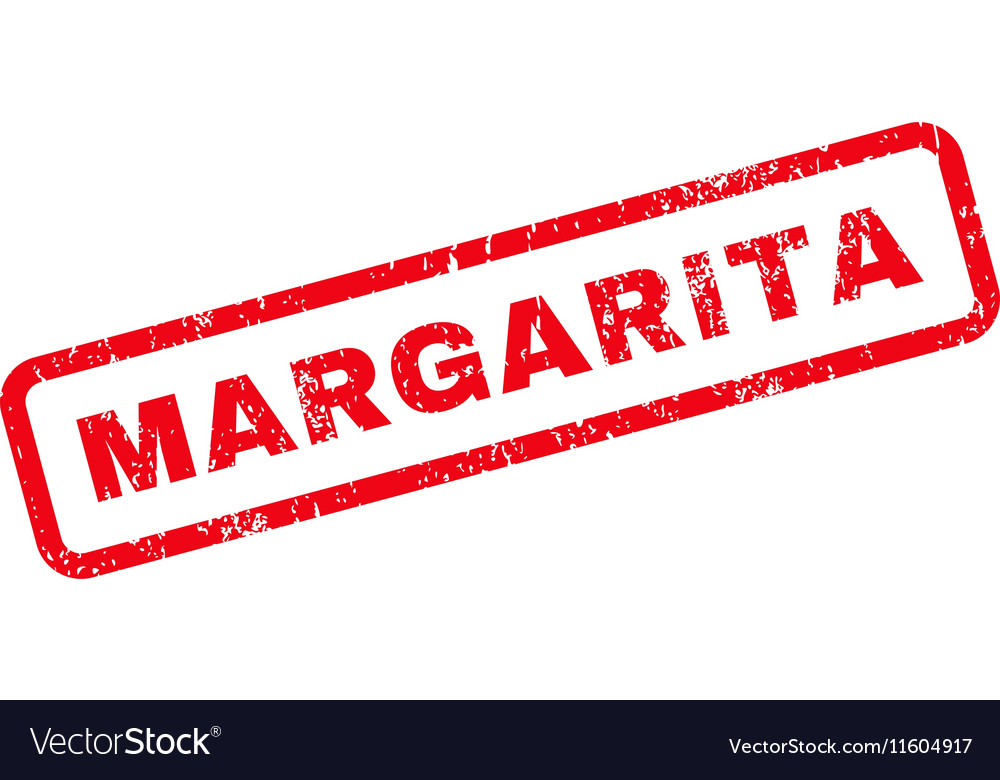 Margarita Text Rubber Stamp Royalty Free Vector Image