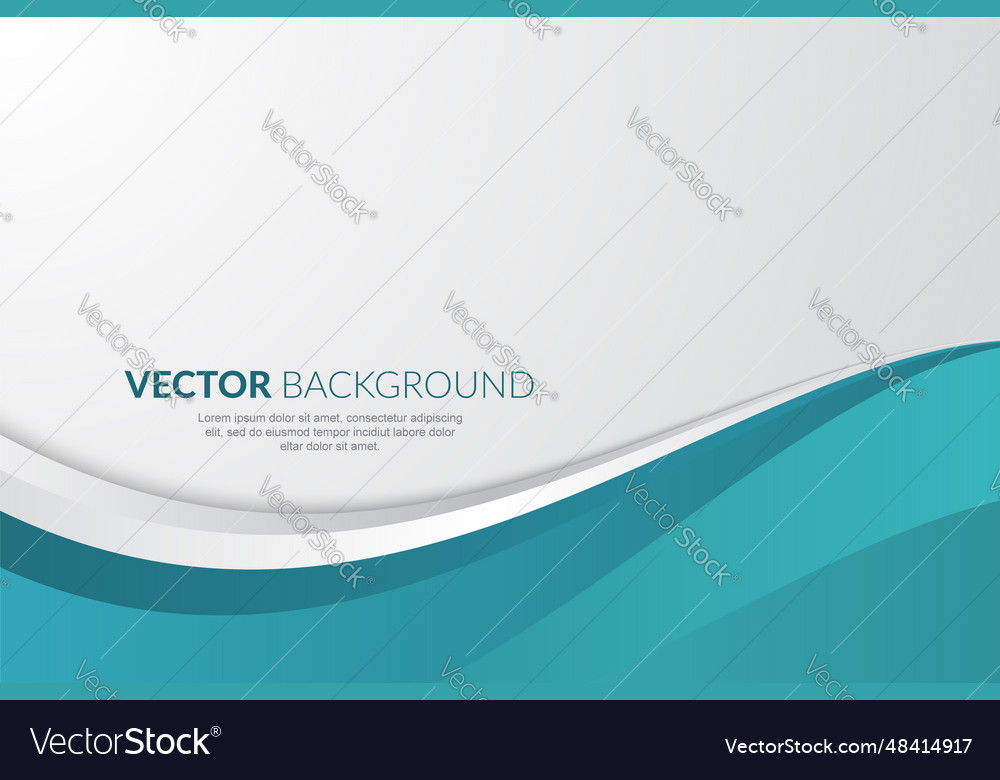 Modern wavy business style background Royalty Free Vector