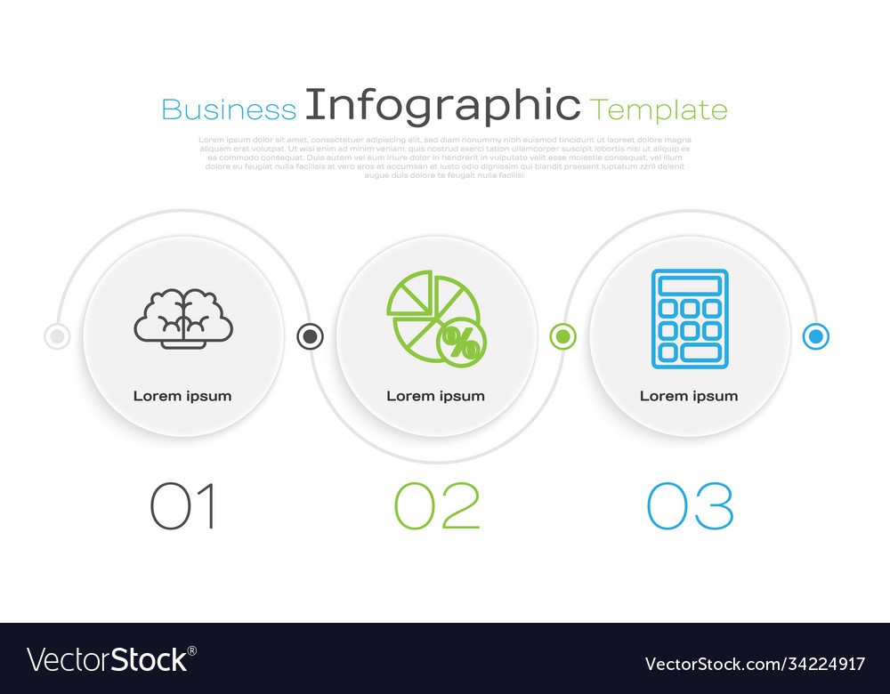Set line graph schedule chart diagram equation vector image Set line graph schedule chart diagram equation