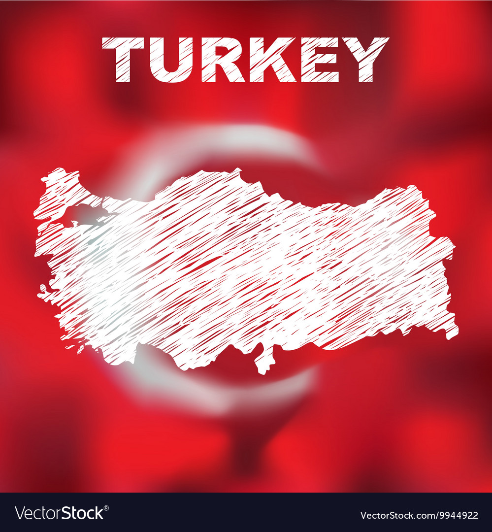 Turkish abstract map