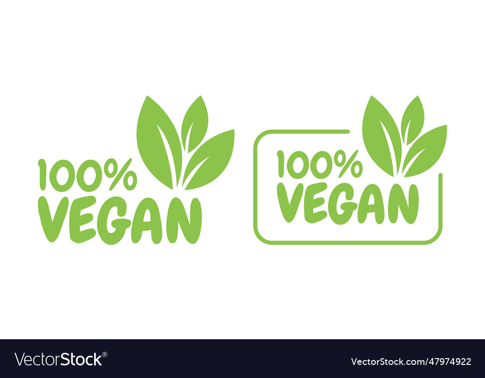 Vegan freundliche Ökologie Bio-Logo und Ikone