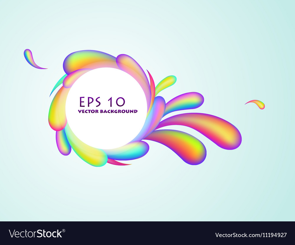 Abstract rainbow swirl background