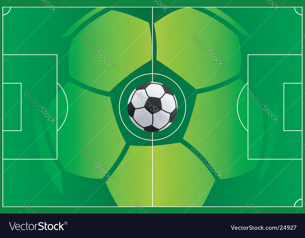 Abstract Soccer Field Pattern