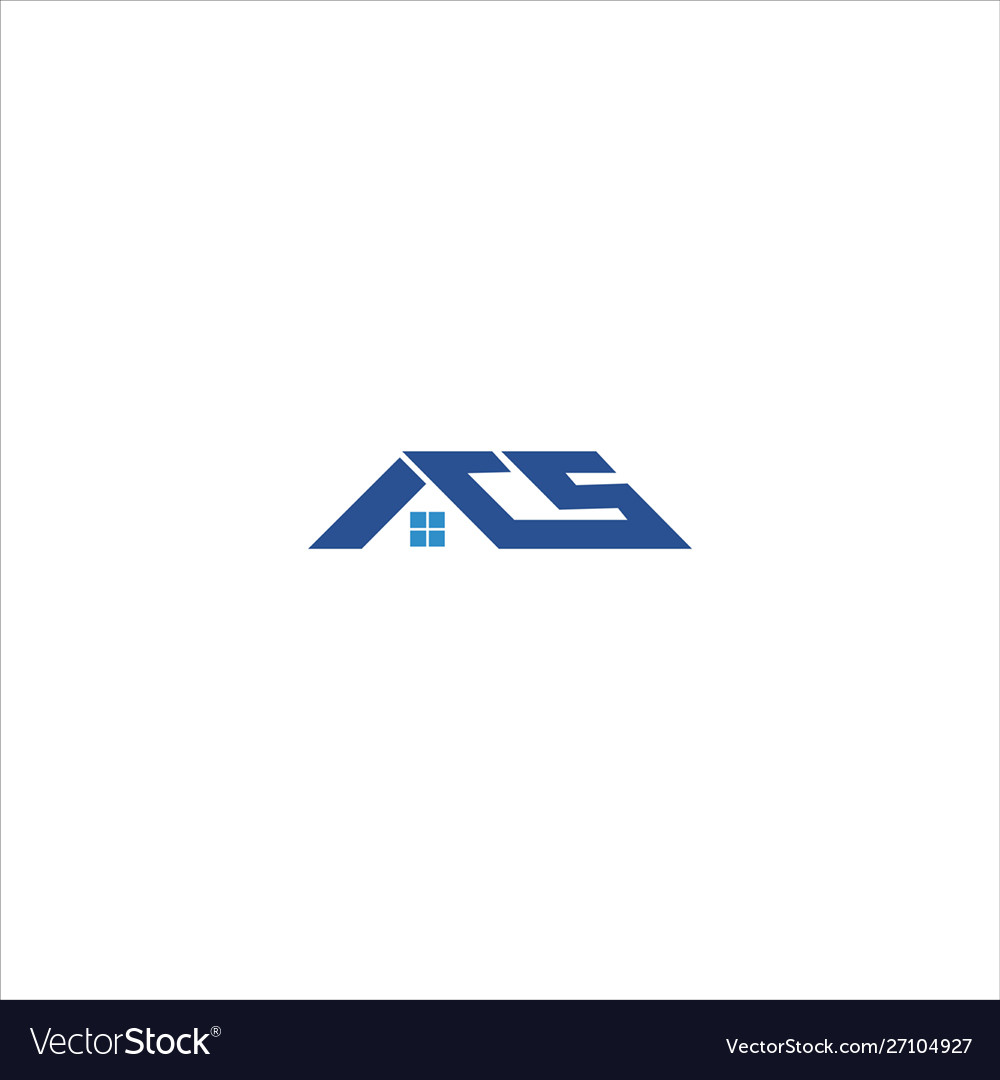 Cs and sc creative initial based letter