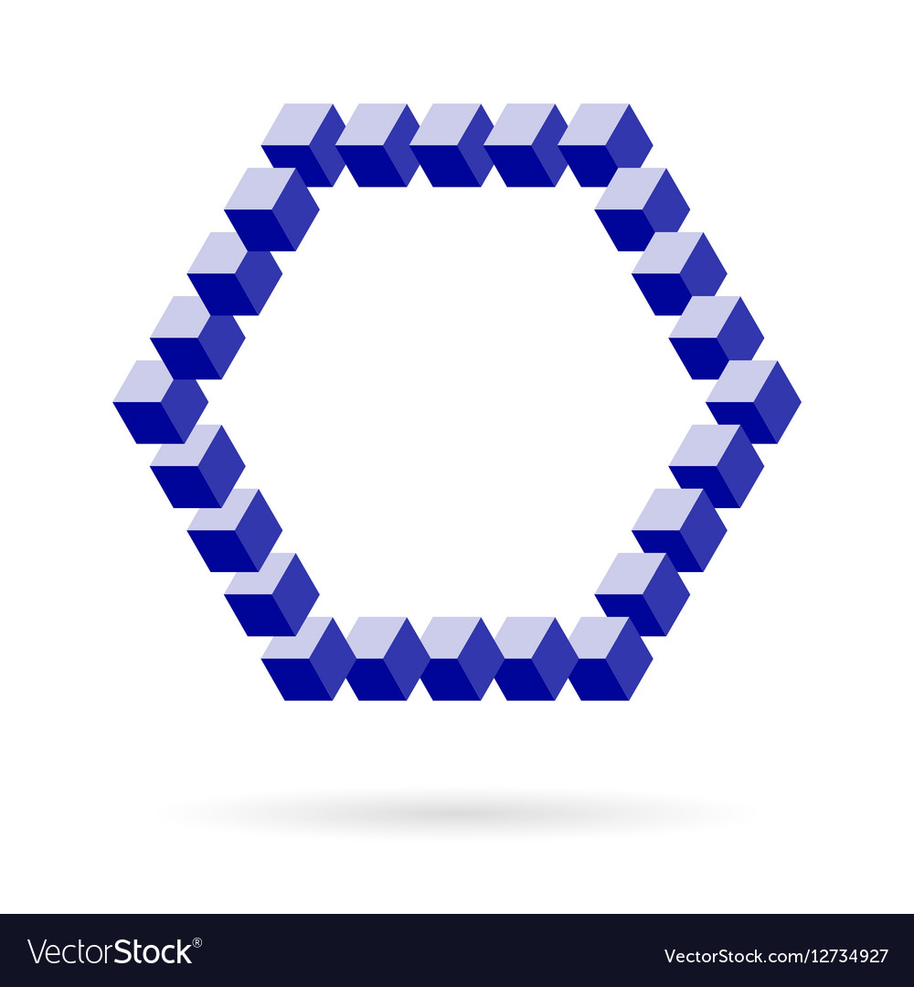 Isometric Hexagonal Cube Frame
