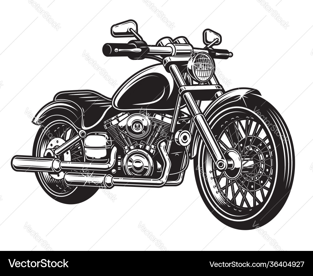Motorcycle Royalty Free Vector Image - VectorStock