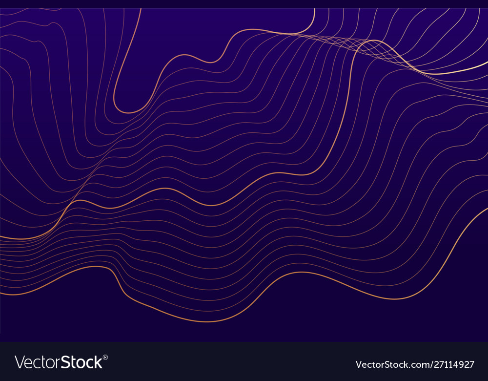 Purple background with abstract flowing lines