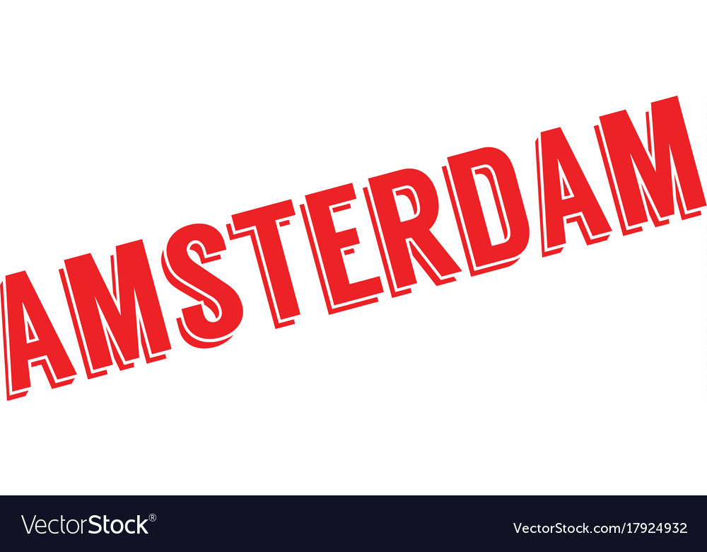 Amsterdam rubber stamp