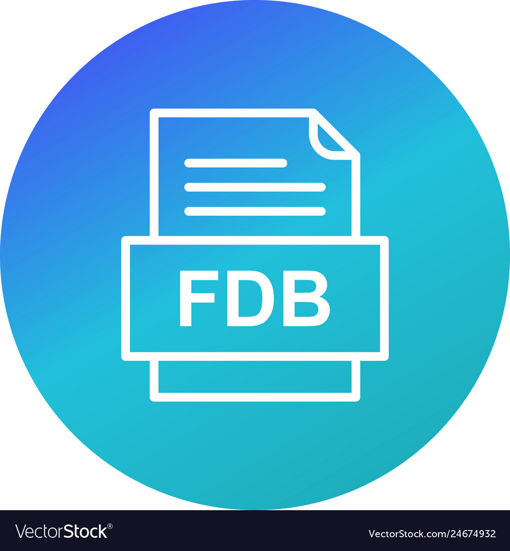 Fdb file document icon