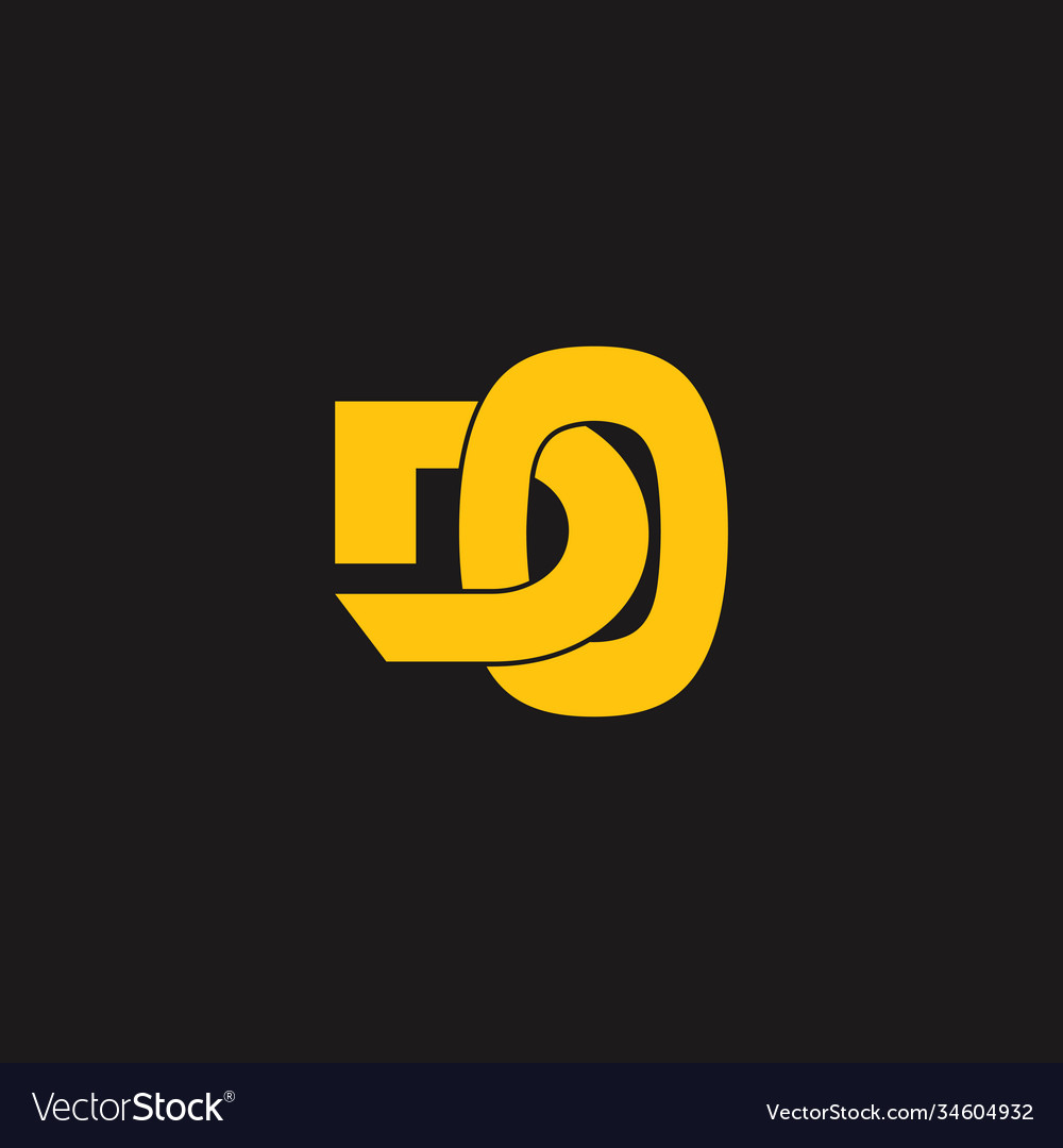 Letters do linked overlap logo
