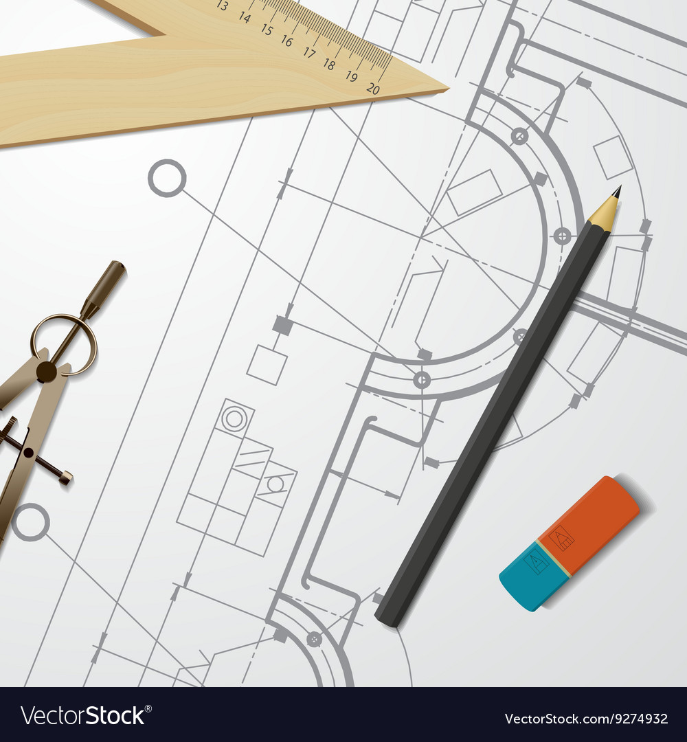 Technical blueprint of mechanism