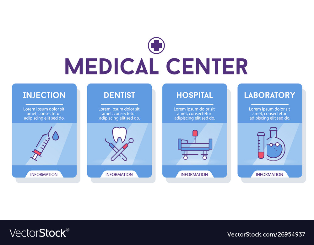 Disease Treatment Process Infographic Royalty Free Vector