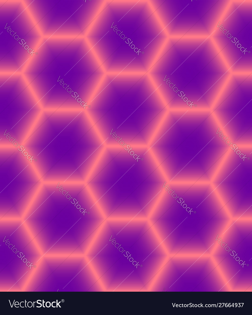 Honycomb gradient seamless pattern