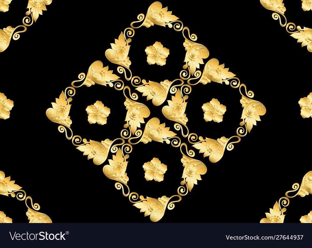 Traditional chinese seamless pattern ornament vector image Traditional chinese seamless pattern ornament